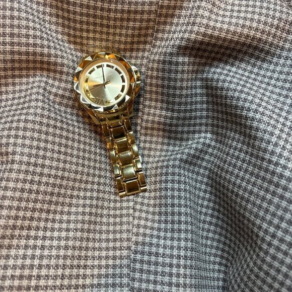 ✨ NWOT - Karl Lagerfeld Karl7 Yellow Gold-Tone 44mm Men’s Watch (Model KL1019) ✨ - Picture 3 of 12